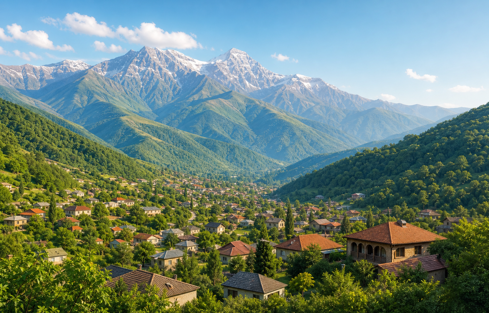 Gabala mountain valley